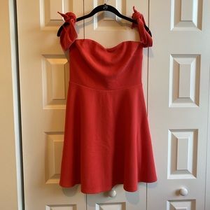 Coral Sweetheart Dress